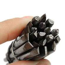 16pcs/20pcs Metal Steel Stamping Punch Set, Professional Jewelry Hole Punch Die Mold Tool Kit, For Jewelry Making Engraving DIY Handcraft Suitable For Different Themed Jewelry