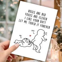 搞笑又粗鲁的爱情卡 - 非常适合生日、周年纪念日、情人节 | 送给男士、女士、女朋友、男朋友、丈夫、妻子的理想礼物