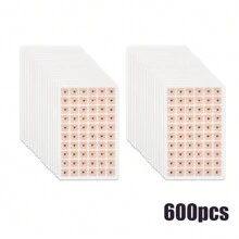 600pcs Ear Acupuncture Stickers, Pressure Point Massaging Stickers, Ear Meridian Acupressure Seeds Tack Ear Patches, Traditional Chinese Medicine Ear Points Stickers - Multicolor - View 14