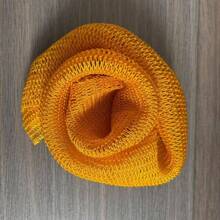 1 件非洲沐浴海绵非洲网长网沐浴海绵去角质淋浴身体磨砂膏背部磨砂膏适合日常使用家居浴室装饰秋季装饰返校 - 彩色 - 查看 12