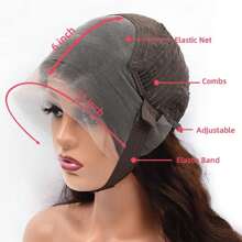 Brown Blonde 13x6 Lace Front Human Hair Wigs Preplucked 180% Density 13x6 HD Transparent Lace Front Body Wave Wigs Brown 27 Highight Human Hair Brazilian Remy Human Hair Wig For Women - S4/27 - View 6