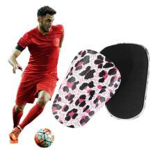 1 Pair Ultra-Mini Football Shin Guards - Super Micro Football Inserts - Ultra Small Leg Guards, Lightweight And Comfortable, Unisex - Multicolor - View 2