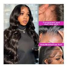 bling hair 30 pouces vague de corps perruques de cheveux humains 13X6 HD dentelle frontale perruque 13X4 dentelle avant perruques de cheveux humains brésilien 4X4 Transparent dentelle fermeture perruque