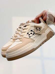 2024 Nowa Jesienna Koreańska Wersja Ins Oddychające Białe Trampki, Niskie Buty Casualowe Płaskie Platformy Dla Kobiet