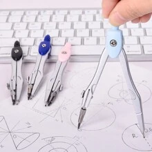 1 Set Metal Compasses With Replaceable Lead Cores, Student Drawing And Drafting Tools For Exams And Office Use - Multicolor - View 7