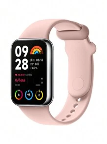 1 buah Tali Jam Tangan Silikon Cair Kompatibel dengan Mi Band 8 Pro/9 Pro, Redmi Watch 4, Tali Pengganti Kreatif dan Personalisasi Unisex, Cocok untuk Versi NFC, Tingkat Premium - Tali  9Pro/8Pro/Redmi Watch 4 - View 16