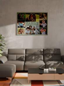 1 pièce Impression de photos personnalisées sur canevas - Art mural personnalisé pour la chambre, le salon, le mariage, les animaux de compagnie, la famille, les couples, les amis, art mural encadré, cadeau de Noël, cadeaux d'anniversaire, cadeaux pour la fête des mères, cadeau pour la fête des pères - Photos-1 - Voir 3