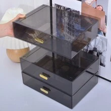 Organizer per cosmetici a cassetti impilabili, mobile di archiviazione per scrivania, forniture per ufficio, documenti, grande scatola di archiviazione da scrivania, regalo per la fidanzata