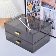 Organizer per cosmetici a cassetti impilabili, mobile di archiviazione per scrivania, forniture per ufficio, documenti, grande scatola di archiviazione da scrivania, regalo per la fidanzata