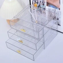 Organizer per cosmetici a cassetti impilabili, mobile di archiviazione per scrivania, forniture per ufficio, documenti, grande scatola di archiviazione da scrivania, regalo per la fidanzata