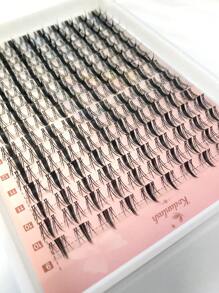 D 卷 160 件漫画睫毛簇 DIY 睫毛延长 仙女睫毛簇 D 卷翘尖刺动漫睫毛 纤细单根睫毛 9-16 毫米簇 适合漫画睫毛造型 睫毛簇、睫毛簇、单根睫毛、睫毛、假睫毛 - D - 查看 8