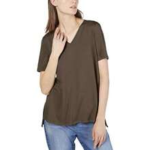 EILEEN FISHER High-Low V-Neck  &Trade; T-Shirt - 彩色 - 查看 2