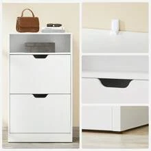 VASAGLE Shoe Cabinets - trắng - Xem 6