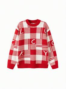 Balabala 2025 Fashionable Knitted Pullover Sweater For Young Girls - Red - View 6