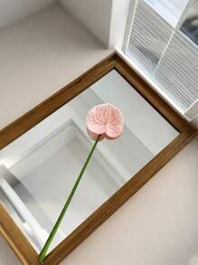 3szt/5szt 3D drukowany realistyczny czerwony liść palmy kwiat dekoracji, idealny na miejsce ślubu, wystrój domu