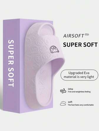 4-Season Popular New Versatile Men's Slide Sandals, Cartoon Black Graffiti Bear Head Design Unisex Slippers, EVA Material Anti-Slip Breathable Wet Resistant Odor-Free Indoor Outdoor Lightweight Quiet Slides (Recommend Ordering One Size Up For More Comfort)