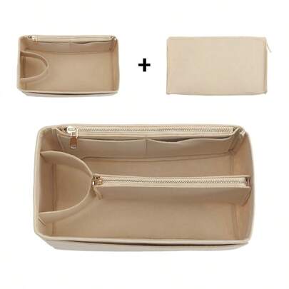 1pc Small/Medium/Large/X-Large Multi-Function Lining Bag, Makeup Bag, Toiletry Bag, Organizer Bag, Foldable & Detachable