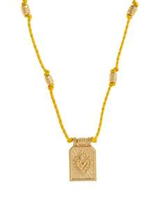 1 pièce Collier pendentif bohème chic avec charme en forme de cœur, corde colorée tressée à la main, parfait pour une tenue décontractée, les voyages, les sorties à la plage, cadeau de la Saint-Valentin, maman, mère, fête des mères