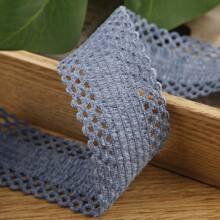 双面镂空雪尼尔植绒织带，DIY手工发饰蝴蝶结礼盒鲜花包装织带 - 彩色 - 查看 20