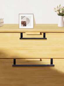 قطعة واحدة ، حامل منشفة الحوض في المطبخ على باب الخزانة ، مع خطاف ، بدون ثقب الباب، صالح لحامل المناشف المستخدمة في أدراج المطبخ ، متوفر باللون الأسود والفضي والأبيض - الأسود - مشاهدة 2