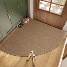 1 件纯色入口垫，防尘且易于护理的厨房垫，简单的菠萝环设计家用入口地毯，可洗防滑地毯，适用于入口、门厅、厨房