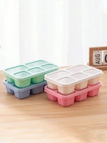 Kotak Makan Siang Reusable 4 Kompartemen dengan 5 Sekat yang Dapat Dilepas, Praktis untuk Persiapan Makanan, Camilan, dan Bekal Makan Siang, Cocok untuk Pelajar, Pekerja Kantoran, dan Berkemah - MultiWarna - View 6