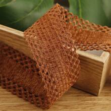 双面镂空雪尼尔植绒织带，DIY手工发饰蝴蝶结礼盒鲜花包装织带 - 彩色 - 查看 13