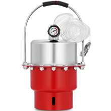 Bestauto Pneumatic Air Pressure Bleeder Tool Kit Brake Bleeding Garage Workshop Mechanics - Red - View 3