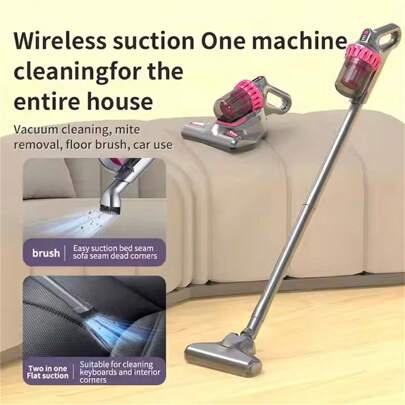 Akane Cordless UV-C Sanitizing Handheld Vacuum Cleaner, Suitable For Bed, Sofa, Car Cleaning