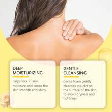 Rose Fragrance Moisturizing Body Wash, Long-Lasting Skin Barrier Protection, Deep Hydration, Gentle Cleansing, Refreshing & Alluring Scent - Beige - View 4