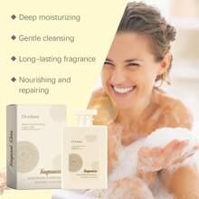 Rose Fragrance Moisturizing Body Wash, Long-Lasting Skin Barrier Protection, Deep Hydration, Gentle Cleansing, Refreshing & Alluring Scent - Beige - View 9