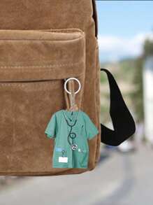 [Customer's Favorite] Nurse And Medical Personnel Acrylic Keychain - Christmas And Thanksgiving Perfect Gift, Suitable For Car Keys And Backpacks, Universal For All Seasons School Car Accessories Cute Goth Y2k Bag Accessories Lanyards With Id Holder Car Accessories Bag Charms - Multicolor - View 4
