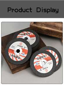 10 piezas/paquete Hoja de corte de 3 pulgadas 75 mm Accesorios de corte héroe de acero pequeño Rueda de esmerilado Hoja de amoladora de ángulo mini Rebanado