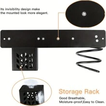 Hair Dryer Holder Rack Multi-Functional Hair Straightener Holder Organizer Storage Holder Wall Mount