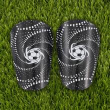1 Pair Ultra-Mini Football Shin Guards - Super Micro Football Inserts - Extremely Small Shinguards, Lightweight And Comfortable, Unisex - Multicolor - View 1