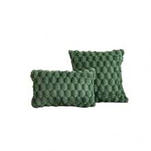 1pc Turtle Pattern Plush Bohemian Style Square Throw Pillow Case, Suitable For Living Room, Bedroom, Outdoor, All Season