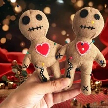 Voodoo Doll Witch Button Eye Doll 1 Scary Ghost Doll, Scary Christmas Decorations, Adult Voodoo Toys For Witchcraft Tricks Props - Multicolor - View 10