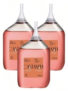 Ekos Frescor Castanha - Natura Women's Perfume 150ml - Choose Yours: Regular Cologne, Refill Or Kits - 3 Units - Chestnut Freshness REFILL - View 1