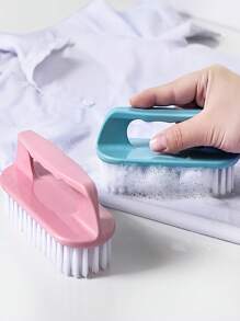 1/3/5pcs, Multi-Purpose Handheld Cleaning Brush, Household Plastic Laundry Brush, Multifunctional For Washing Basin, Shoes, Drying Rack, Cleaning Brush, And Hard Bristle Board