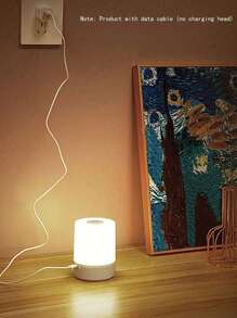 1 触摸控制暖灯床头灯，护眼 LED 夜灯，USB 插入式/可充电 2 种模式电源睡眠灯，夜间护理婴儿灯 - 白色 - 查看 13