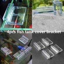 4 piezas de soportes de acrílico de 6MM/8MM/10MM/12MM, soportes para tapa de acuario, soportes de acuario