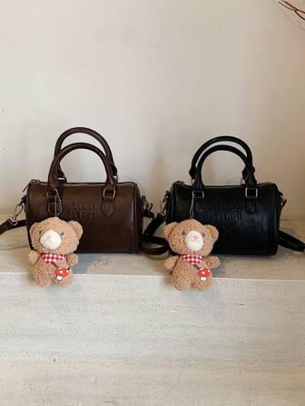 女士优质小枕头包，时尚皮革单肩手提包，斜挎包，百搭，秋冬