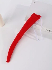 Animal Tail Elastic Belt Game Props, Cow, Giraffe, Mouse, Cat, Wolf, Tiger, Pig, Fox - Multicolor - View 20