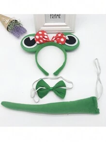 Diadema con dibujos animados, tocado de príncipe y princesa rana para disfraces, actuaciones y uso cosmético - Multicolor - Ver 30
