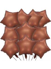 10pcs 18" Star Shaped Balloon, Holiday Celebration, Birthday Party, Wedding, Engagement, Valentine's Day, Anniversary Decoration - Multicolor - View 12