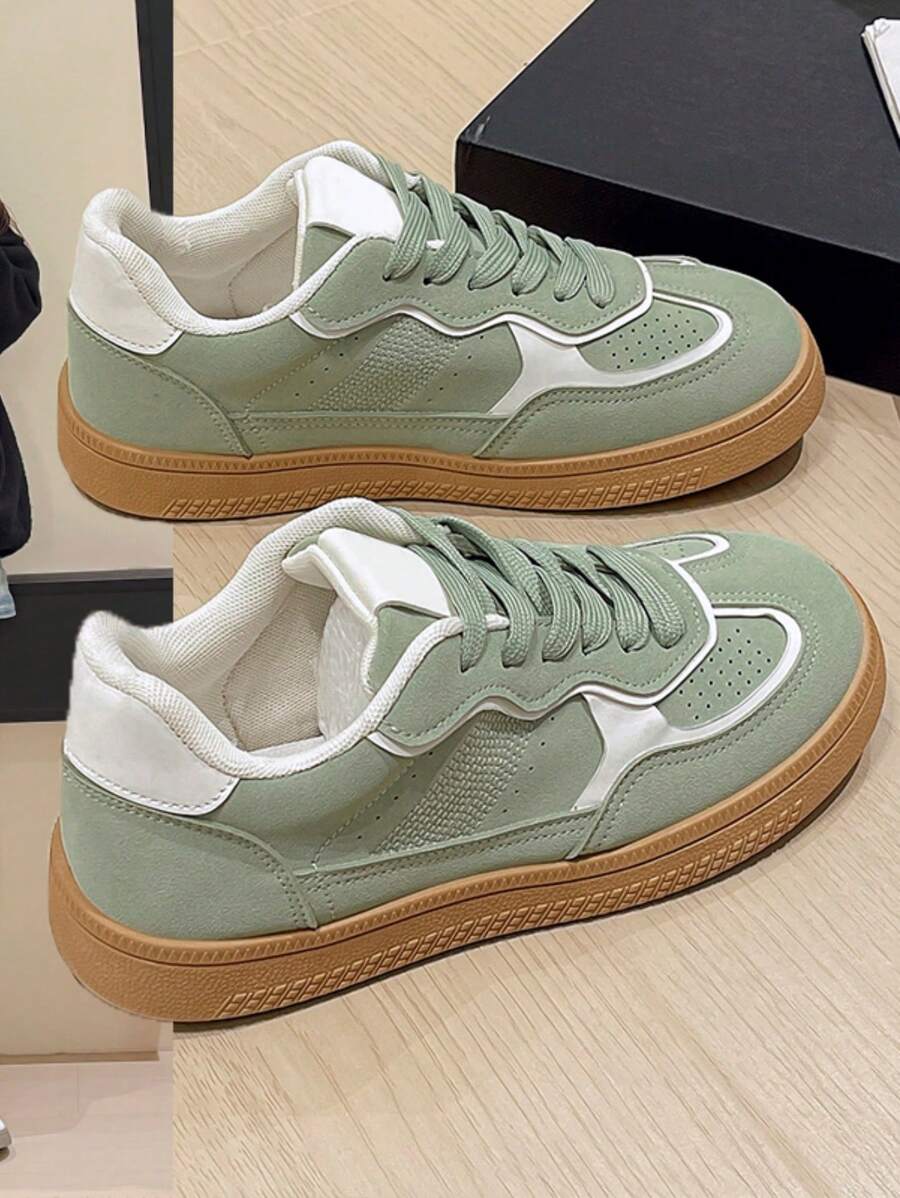 Women's Casual Athletic Sneakers, Classic Design For Fashion, Comfortable Soft Sole, Slip-Resistant, Breathable, Suitable For Various Occasions