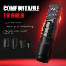 XNET 1PC Titan270 Bezprzewodowa Maszynka Do Tatuażu Długopis Silnik Bezszczotkowy o Wysokim Momentu Obrotowym Z 4.0/5.0mm Skok 2400 mAh Bateria Dla Artysty Tatuażu