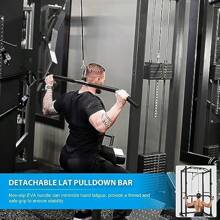 Cable Pulley System Home Gym Fitness Equipment Weight Cable Pulley System Machine Attachment For Lat Pulldown Arm Workout - black1 - View 7