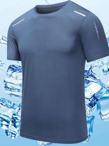 4 Stücke/Packung Sommer Kurzarm T-Shirts, leicht, locker, lässig, schnelltrocknende Halblang Outdoor Sport Fitness Shirts, atmungsaktiv, feuchtigkeitsableitend