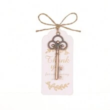 10 Sets Of Gift Sets For Key Bottle Openers, Including Thank-You Labels And Key Bottle Openers, Very Suitable Well As Small Gifts For Weddings, Birthdays, Parties, And Decorations